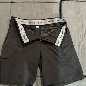 Orvis Men's Black Cargo Shorts
